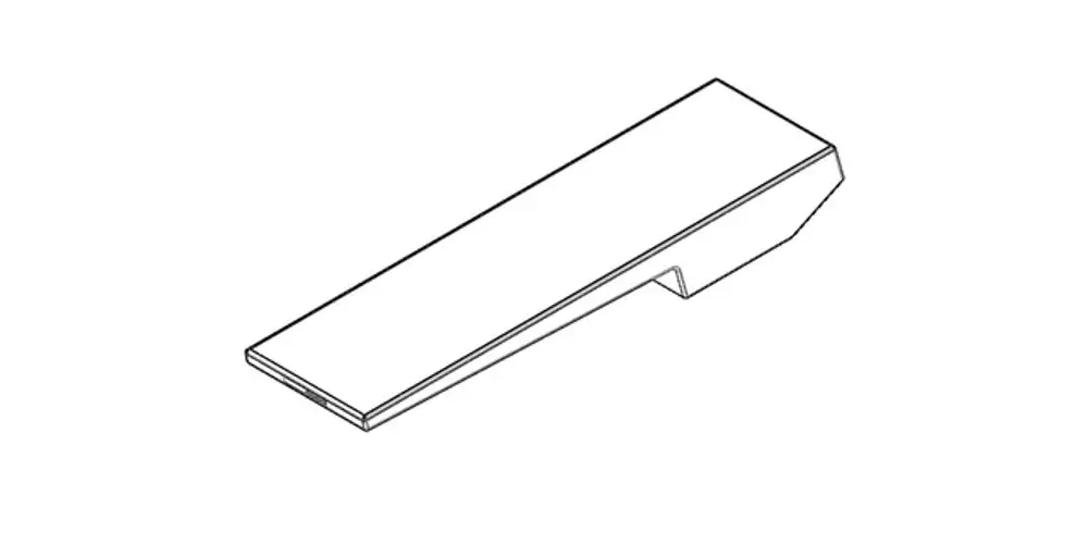 DORNBRACHT Griff für Waschtisch Stand ERSATZTEILE 092073002 47 x 22 x 186 mm Chrom, 092073002-00 Galeriebild 1
